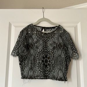 Lacy crop top